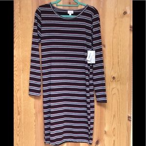 NWT LuLaRoe Debbie dress Large